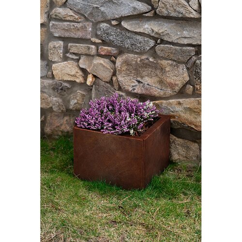 Cube Donica ogrodowa 40 x 40 x 30 cm, corten CORGARDEN 1002