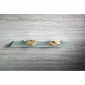Halter für Glasregale SAPHO XR008 X-Round 8 mm, Silber