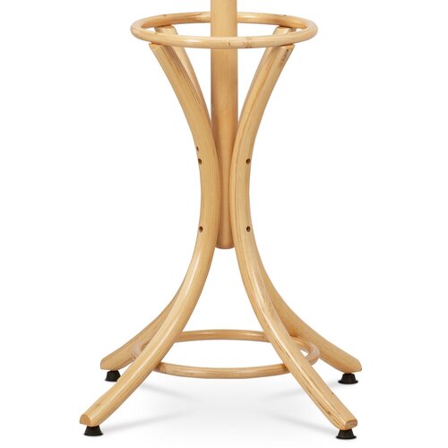 Dřevěný masivní věšák přírodní, 185 cm