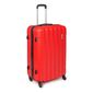 Pretty UP Cestovný škrupinový kufor ABS25 veľký, 68 x 47 x 29 cm, červená