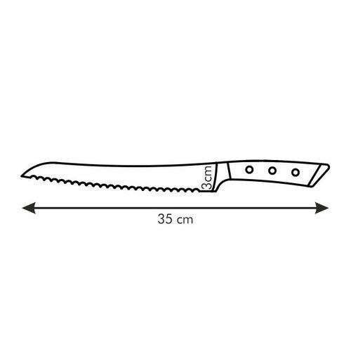 Tescoma Kenyérvágó kés AZZA, 22 cm