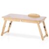 Restilo Bambusz laptoptartó asztal Ryker, 50 x 30 x 25 cm