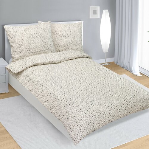 Bellatex Крепова постільна білизна Квіточка, 140 x 200 см, 70 x 90 см