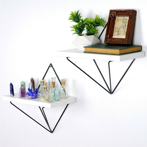 Set de rafturi Black and White, 2 buc.