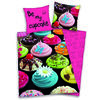 Pościel bawełniana Cupcake, 140 x 200, 70 x 90 cm