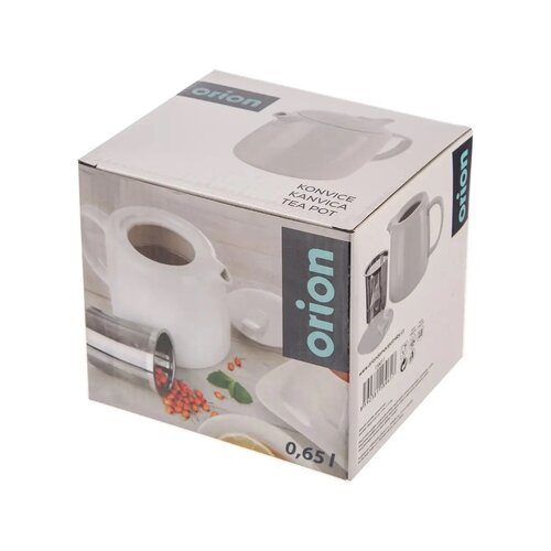 Orion Porcelánová čajová kanvica Mona Musica s​ nehrdzavejúcim filtrom, 0,65 l