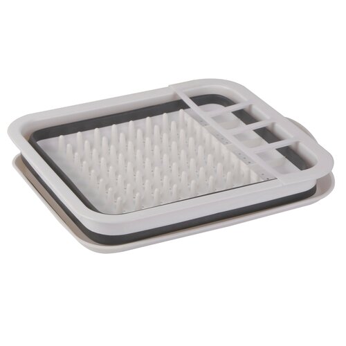 4Home Faltbarer Geschirrabtropfer aus Silikon Clean