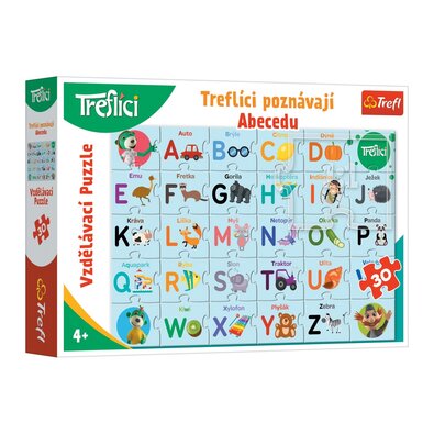 Trefl Treflik megismerik az ábécét puzzle, 30 db-os