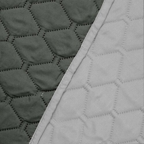 DecoKing Prekriv za postel Axel antracit, srebrna,220 x 240 cm