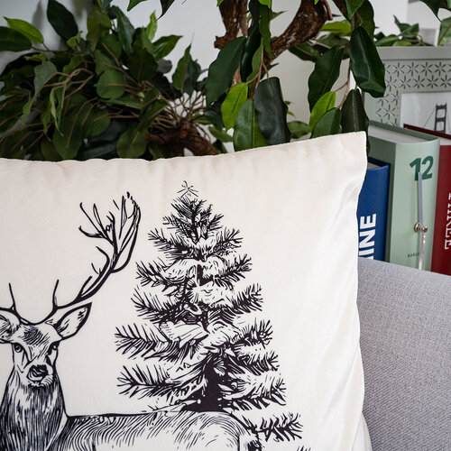 4Home Kissenbezug Woodland Stag, 45 x 45 cm