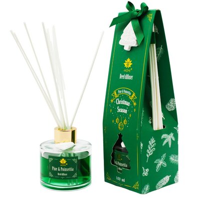 Arome Difuzér s tyčinkami Pine &Poinsettia, 100 ml