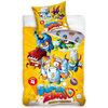 Dziecięca pościel bawełniana SuperZings Brain Freeze, 140 x 200 cm, 70 x 90