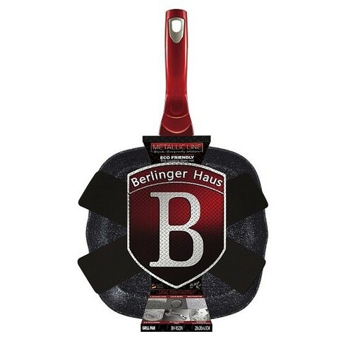 Berlinger Haus Pánev grilovací Black Burgundy Metallic Line, 28 cm