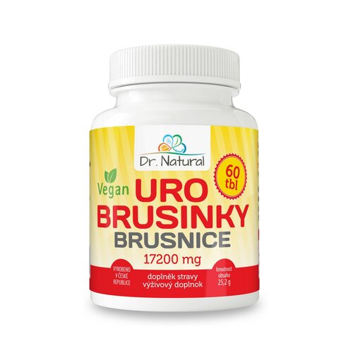 Dr.Natural URO - Brusnice 17200 mg, 60 tbl.