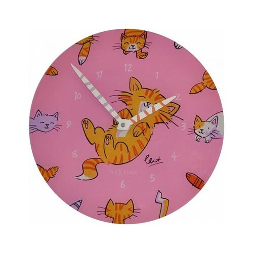 Nextime Tickle Tummy 8810 ceas perete,roz