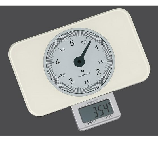 Cyfrowa waga kuchenna SCALE kremowa - Zassenhau
