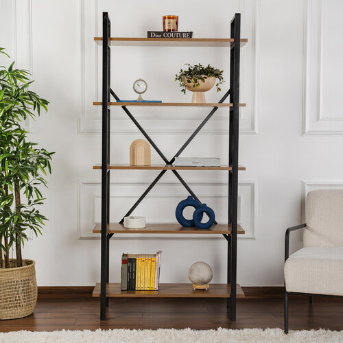 Regál Elysian Walnut and Black