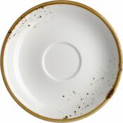 Mäser Podšálek na espresso Pintar White hnědé tečky 13 cm