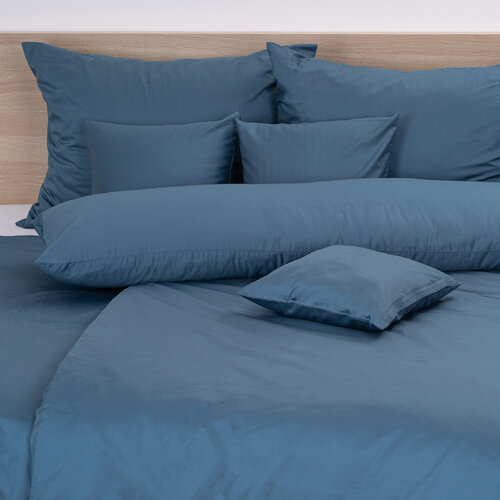 4Home Сатинова постільна білизна Sea Blue, 140 x 220 см, 70 x 90 см