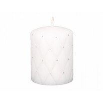 Dekorativní svíčka Florencia bílá, 10 cm