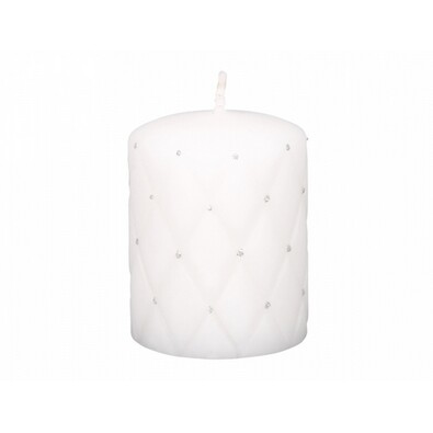 Декоративна свічка Florencia білий, 10 см