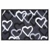 Придверний килимок Hearts, 40 x 60 см