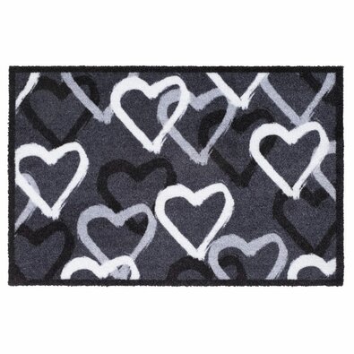 Придверний килимок Hearts, 40 x 60 см