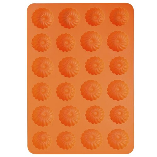 Orion Silikonform Kranz 24, Orange