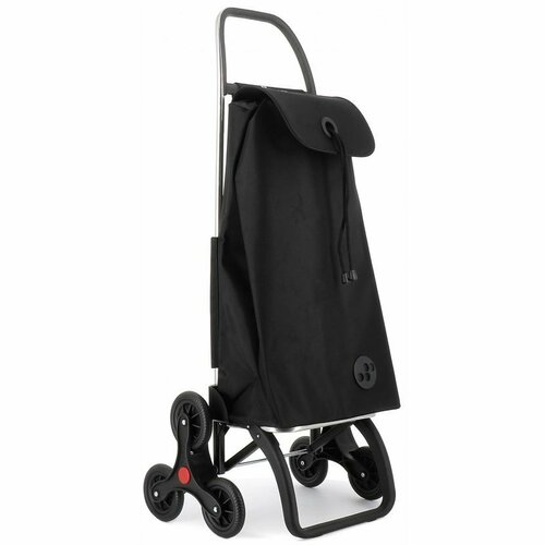 Rolser Einkaufstasche mit Rollen für Treppen I-Max MF 6, Schwarz