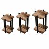 Blumenständer Flower Desk Square – Walnut