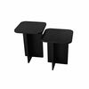 Komplet stranskih mizic Blues Black, 2 kos