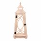Set de felinare din lemn Portimao 2 buc, maro