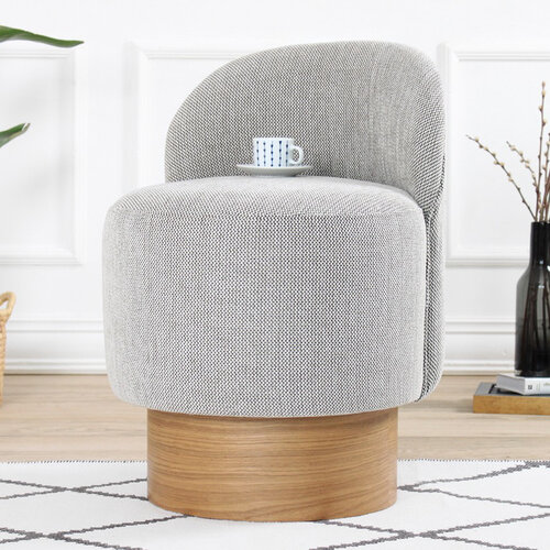 Taburet  Barren Puf Grey