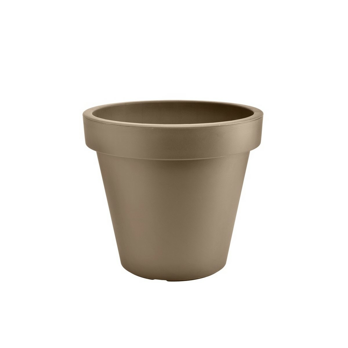 Gardenico Doniczka Metro Twist 'n' Roll taupe, 39 x 35,5 cm