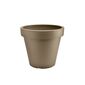 Gardenico Blumentopf Metro Twist 'n' Roll taupe, 39 x 35,5 cm