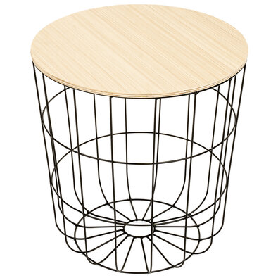 Odlagalna mizica Kilenny črna, 42 cm