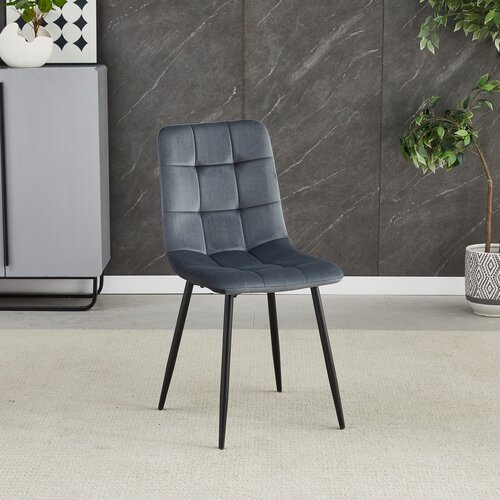 Jedálenská stolička CT-281 GREY4, sivá