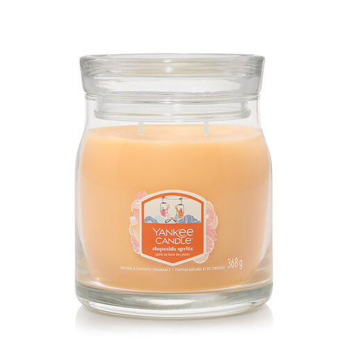 Yankee Candle lumânare parfumată Signature în pahar mediu Slopeside Spritz, 368 g
