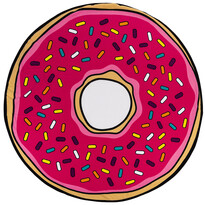 Micro Donut strandtörölköző, 150 cm Micro Donut strandtörölköző, 150 cm