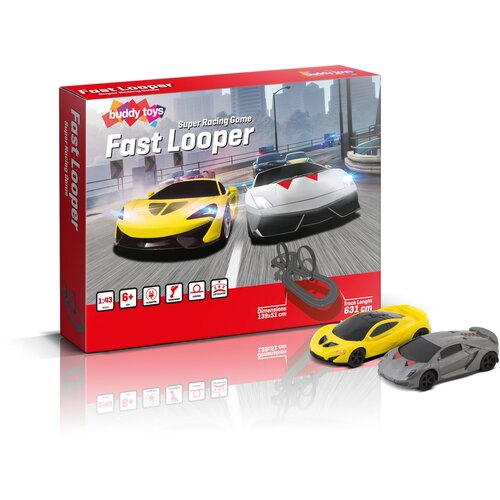 Circuit de mașini Buddy Toys BST 1633 Fast Looper,630 cm