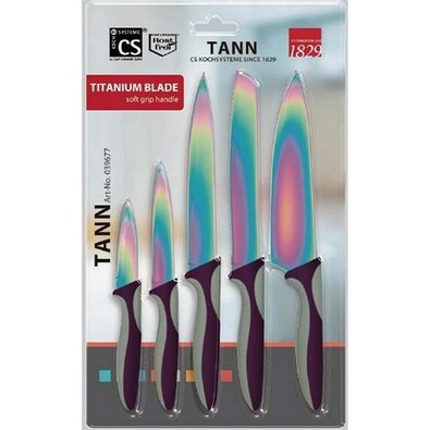 CS Solingen Sada titanových nožů 5 ks