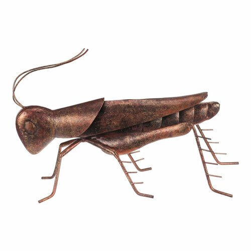Szöcske fém kerti dekoráció, 27 x 13 x 13 cm