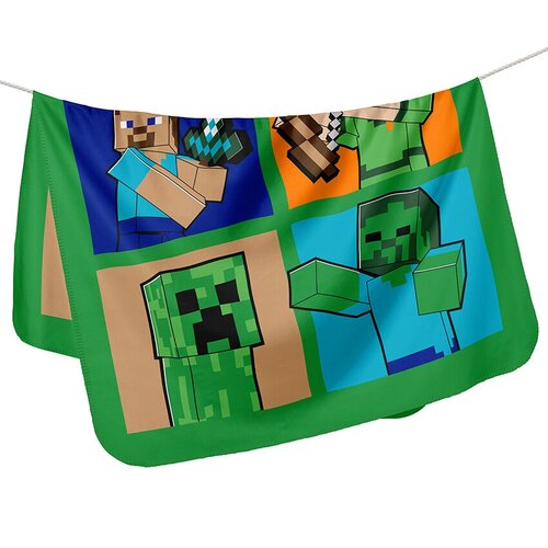 Detská deka Minecraft Figure ,150 x 200 cm