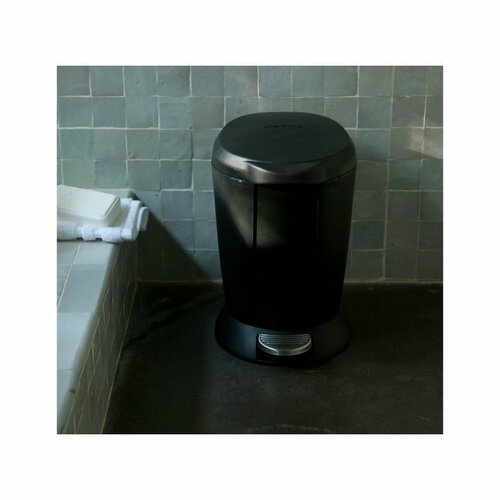 Simplehuman Pedalno košaro Slim 6 l, črna