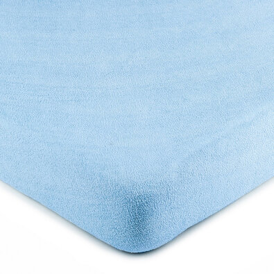 Cearșaf pat 4Home, din bumbac, albastru deschis, 160 x 200 cm