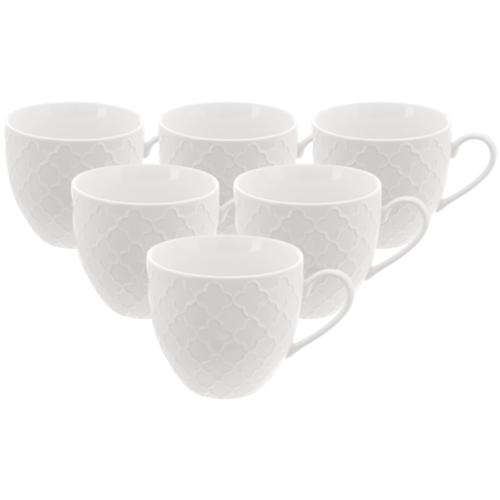 Orion Kubek porcelanowy WHITELINE 0,25 l, 6 szt.