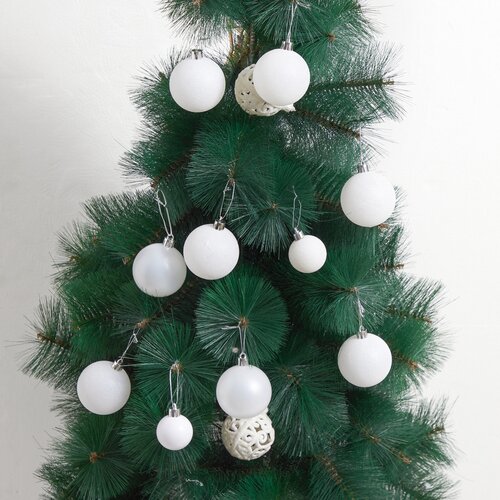 4Home Weihnachtsschmuck-Set Noel 100 St., Weiß