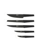 Richardson Sheffield Messerblock mit 5-teiligem Black Edge Messerset