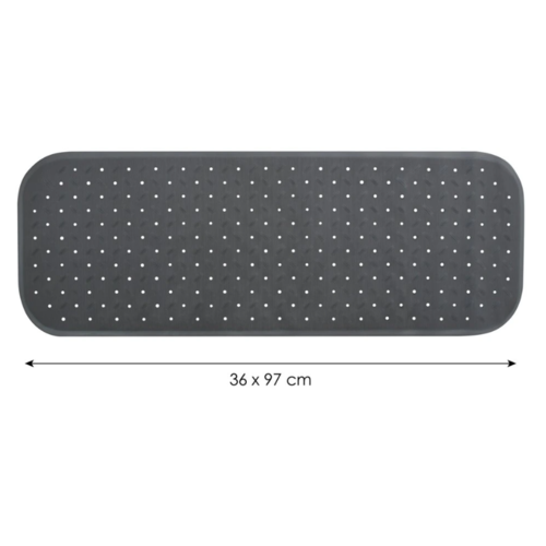 Spirella Protiskluzová podložka do vany CLASS Premium, šedá, 36 x 97 cm