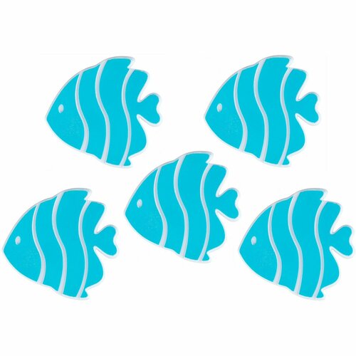 Wenko Protislizke podložke za kad Fish, 5 kosov